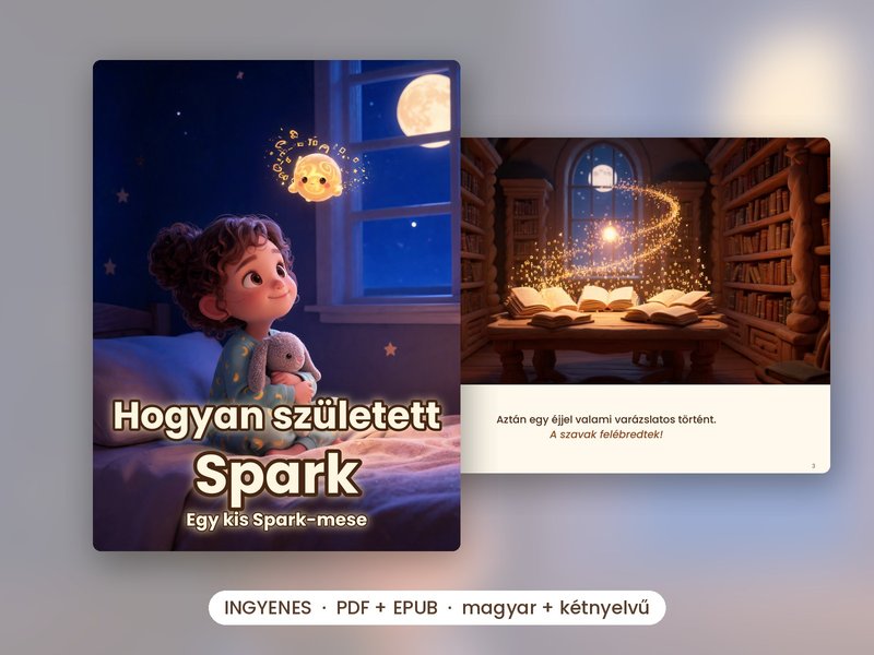 A Hogyan született Spark borítója és egy belső oldala