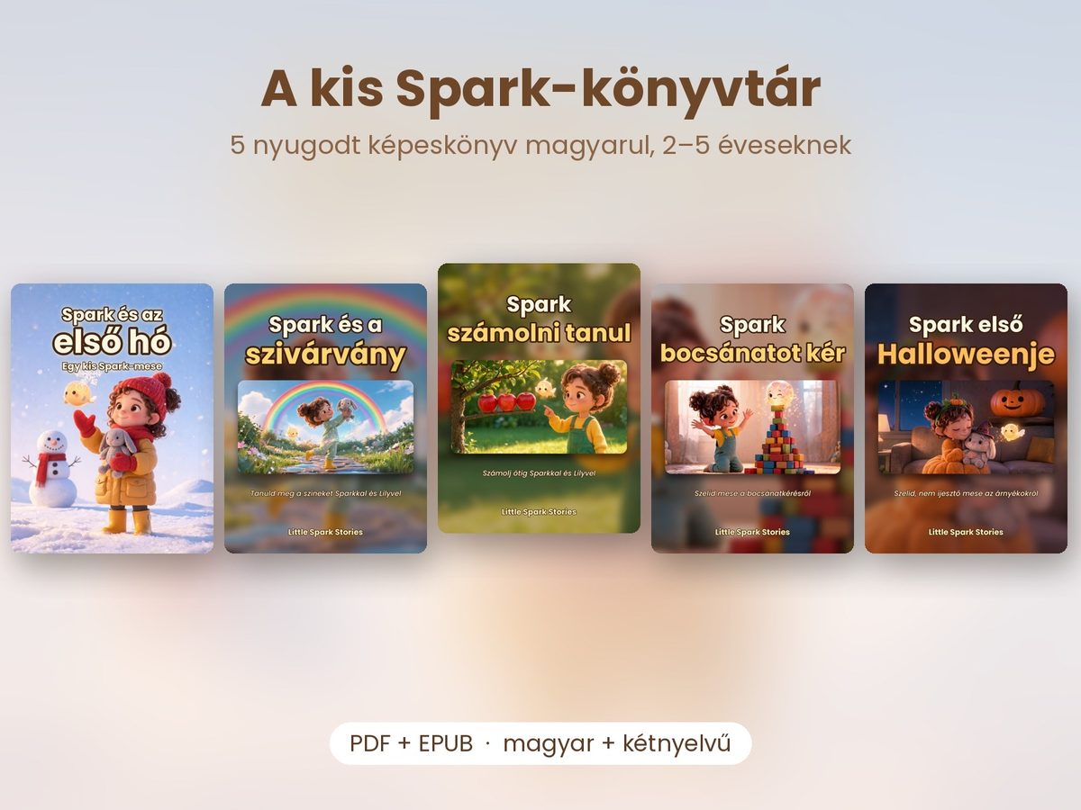 A kis Spark-könyvtár: 5 magyar Spark-képeskönyv egy csomagban